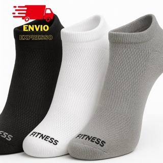 Kit 12 Meia Soquete Respirável Dry FITNESS Algodão Alta Qualidade Academia Absorção do suor em Oferta na Shopee