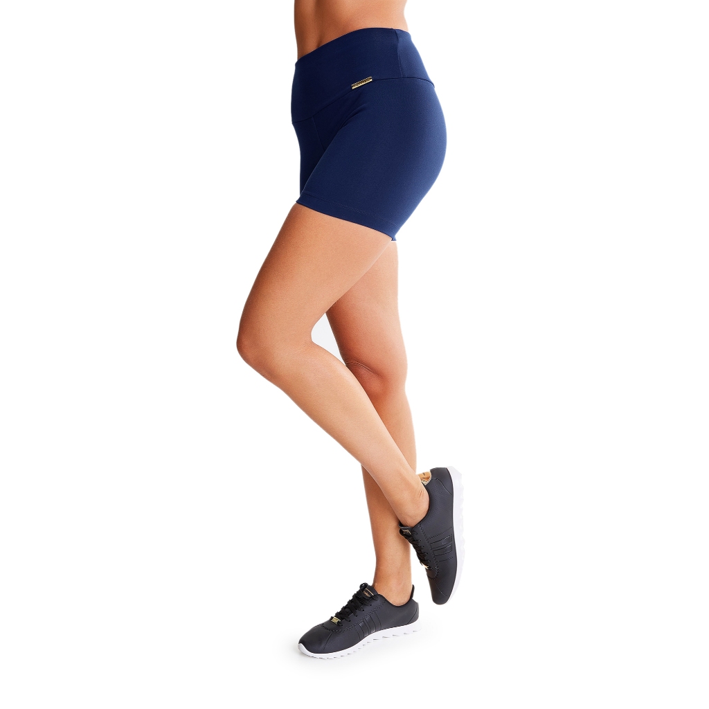 Short Feminino Moda Fitness Não Transparente Cintura Alta Academia Dia a Dia Exercícios Corrida Crossfit Praia