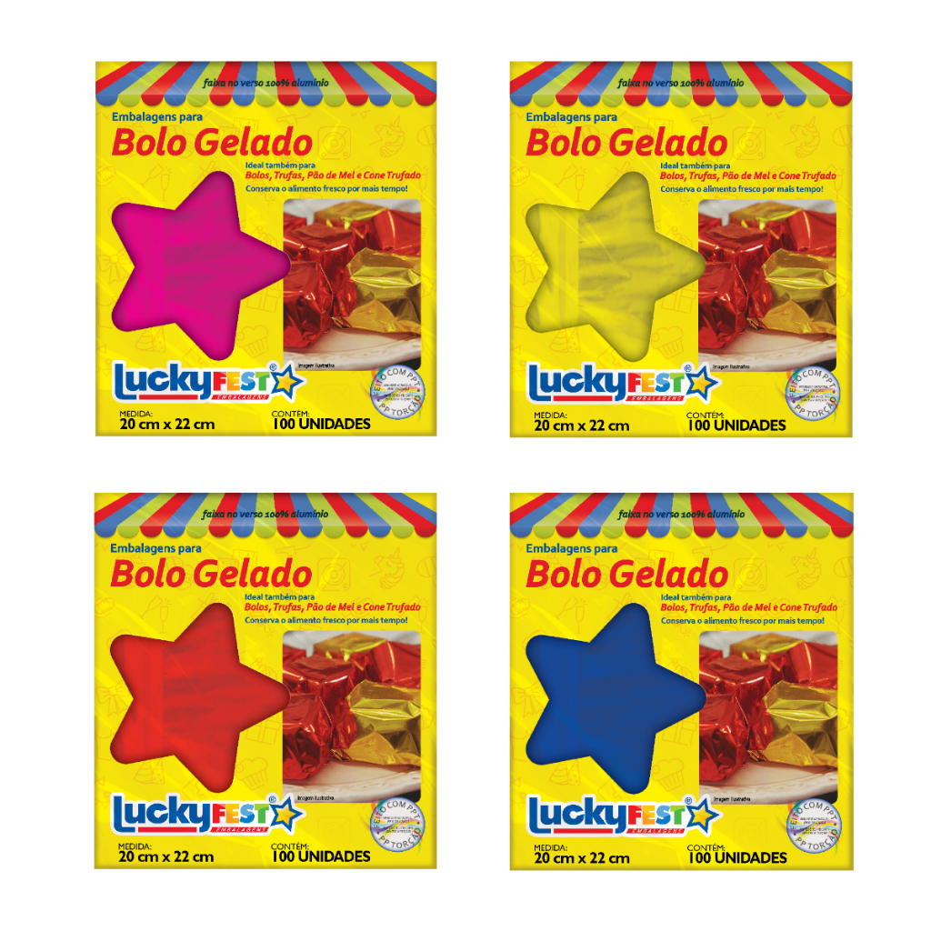 300 Embalagens Para Bolo Gelado 20cmx22cm Ideal Para Bolos Gelados Trufas Cone Trufados Diversas Cores Ideal Para Boloss em Oferta na Shopee