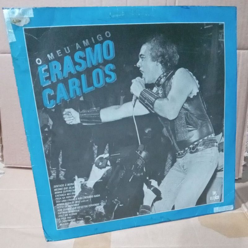 LP VINIL ERASMO CARLOS -MEU AMIGO ERASMO CARLOS 1.983