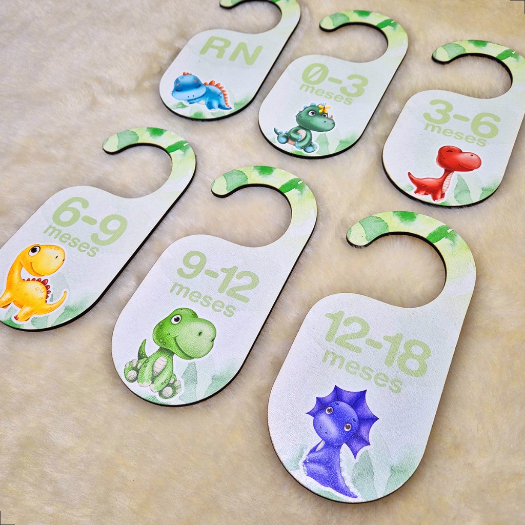 Organizador e separador de Cabide Baby Para Bebe Infantil - DINO dinossauro baby cute em Oferta na Shopee