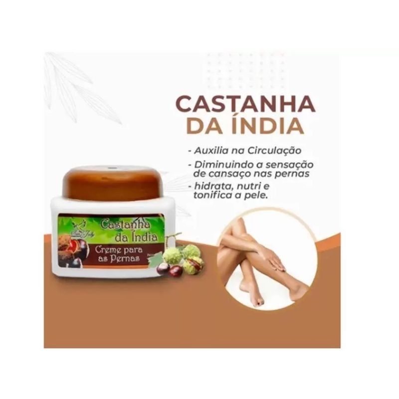 creme castanha da índia para penas cansadas e com varizes ação hidratante em Oferta na Shopee