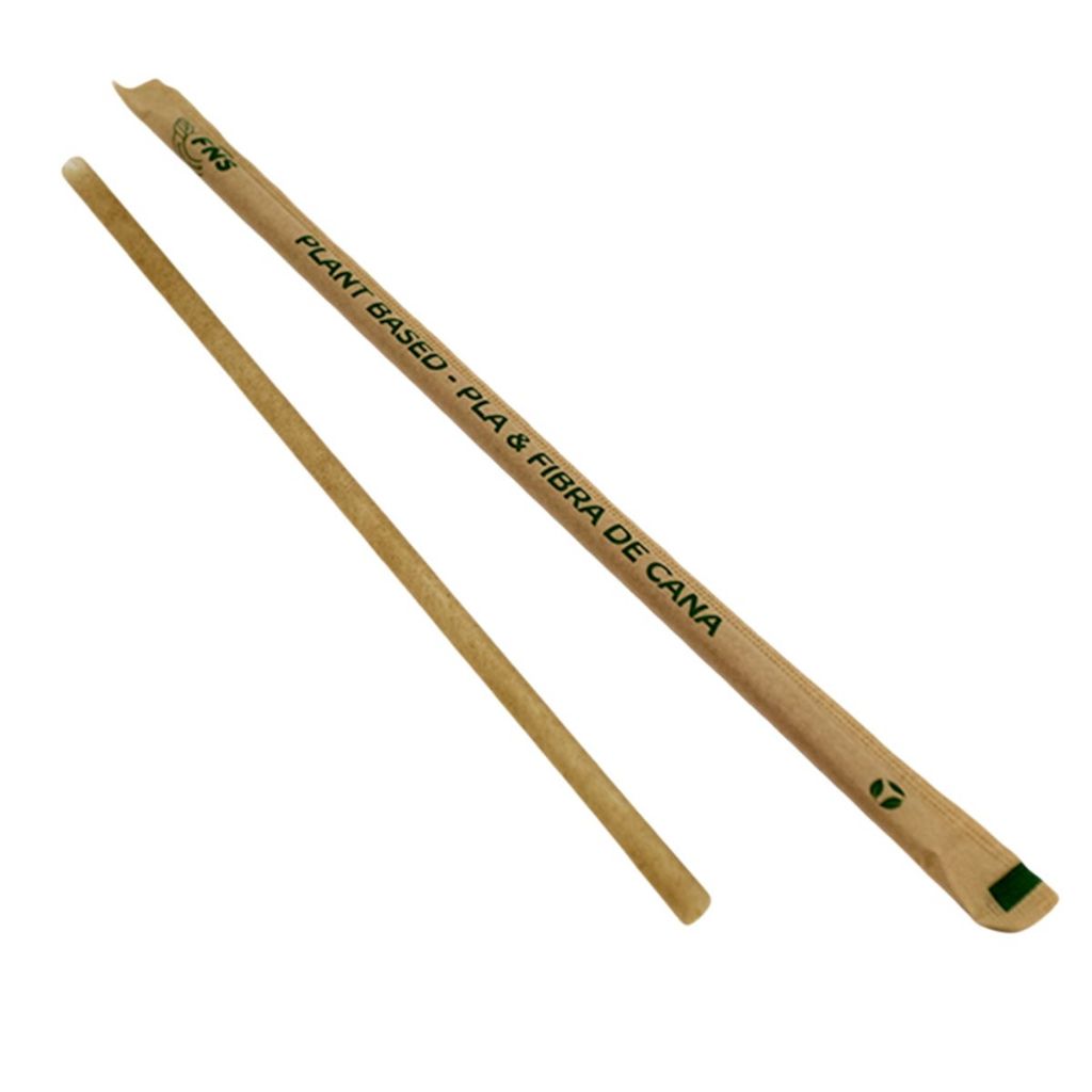 Canudo Biodegradável 21cm x 6mm de Cana-de-Açúcar e Amido de Milho C/100un em Oferta na Shopee