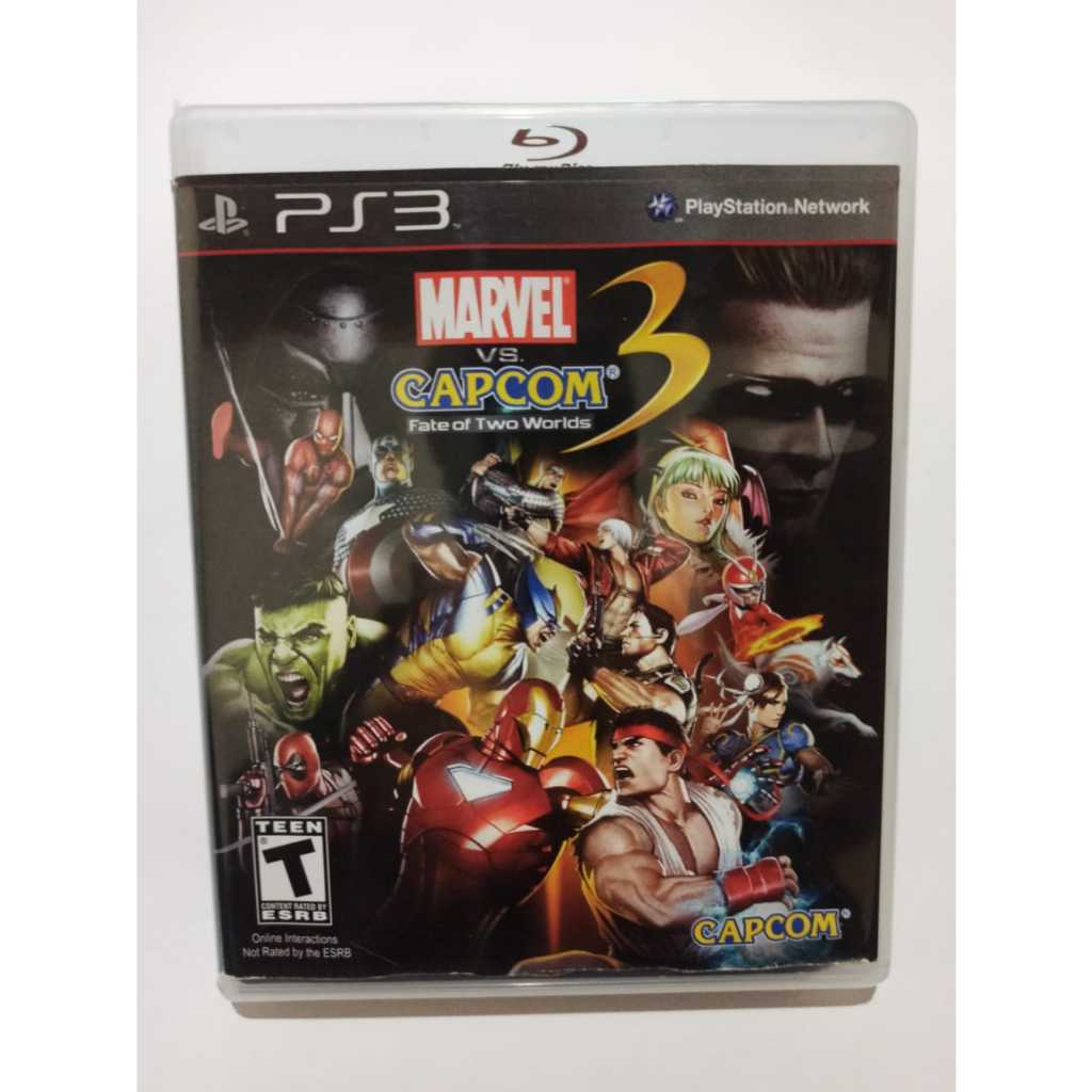 Marvel Vs Capcom 3: Fate Of Two Worlds - Mídia Física - Ps3