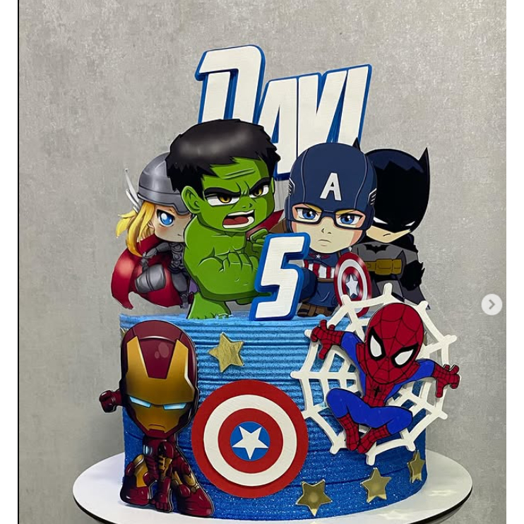 Bolo Super Heróis: Onde Comprar | BuscaProdutos