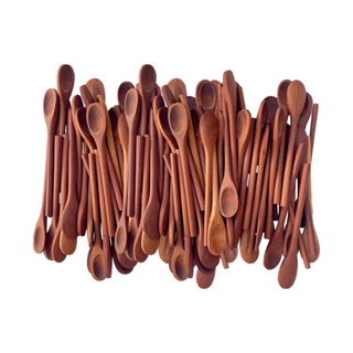 Kit 30 Colheres para Pimenta 13cm de Pau Artesanal Pequena Doces, Bolos, Molhos e Cozinha em Geral em Oferta na Shopee