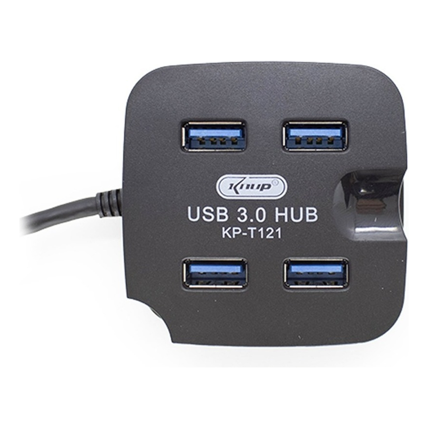 Hub Usb 3.0 4 Portas 5gbps Kp-t121 Preto Knup