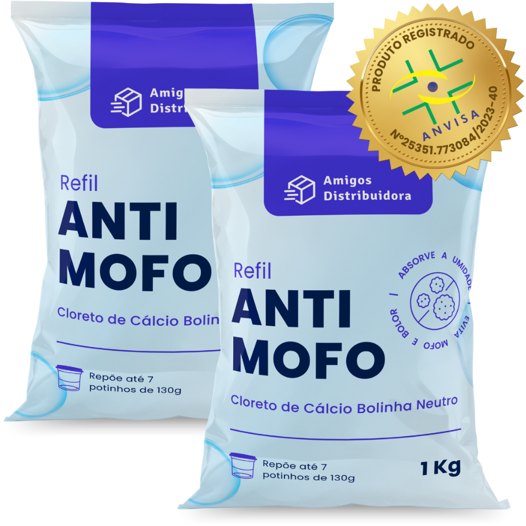 Antimofo em bolinhas 2kg Amigos Distribuidora em Oferta na Shopee