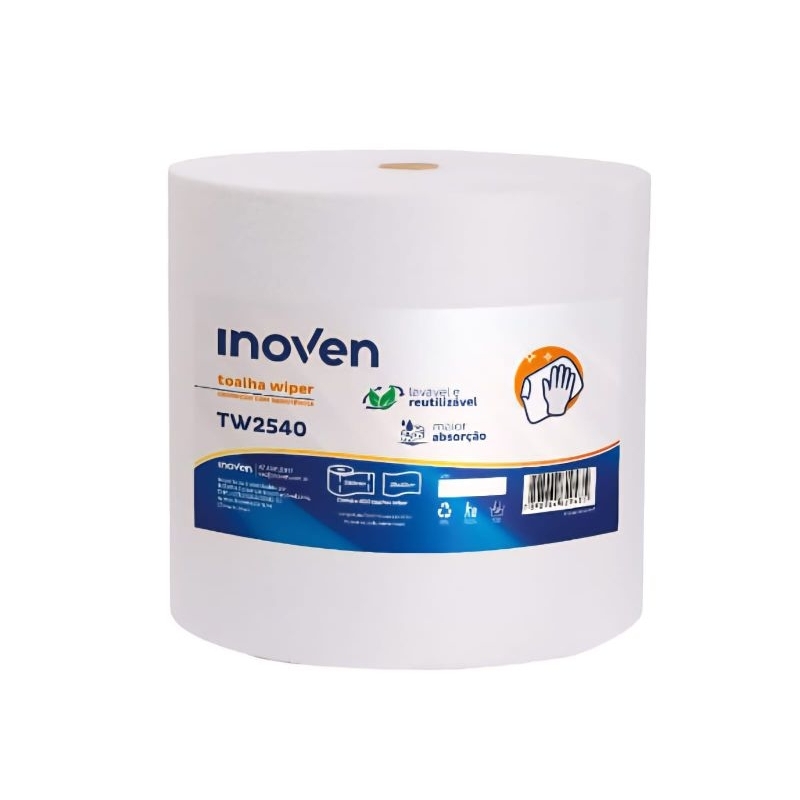 Toalha Descartável Wiper 25cm x 240m TW2540 c/600 Inoven