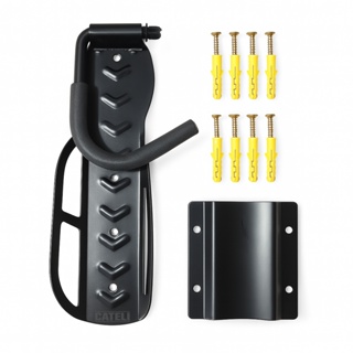 Suporte De Parede Para Bicicleta Resistente + Apoio Pneu Traseiro Gancho Para Pendurar Bike Revestido Original em Oferta na Shopee