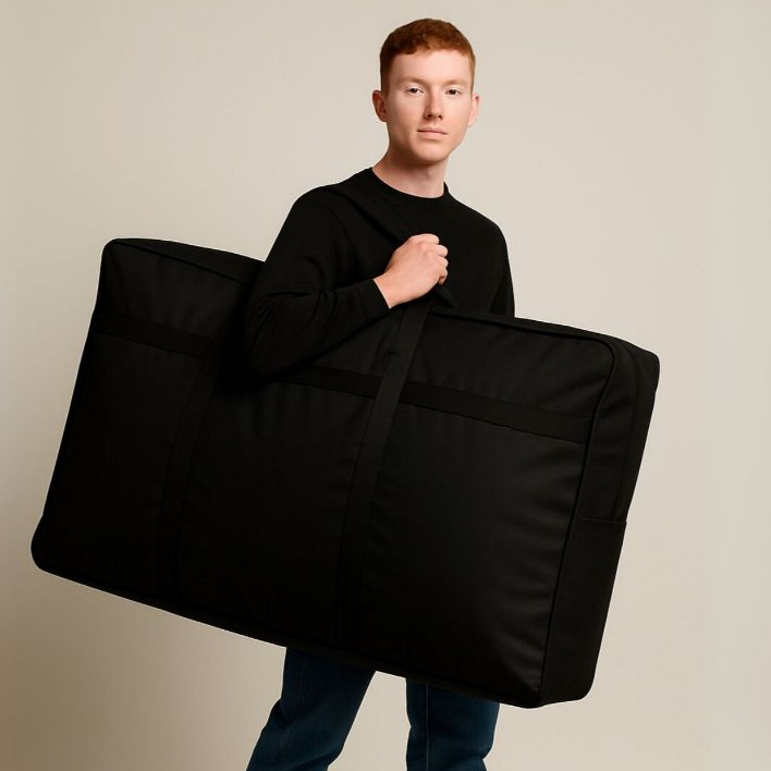 Sacolão De Viagem Extra GG Bolsas Promoção Loja Cor Preto GGG Extra Grande