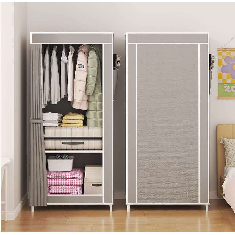 Guarda Roupa Dobrável Organizador De Roupa Armário Inteligente Solteiro