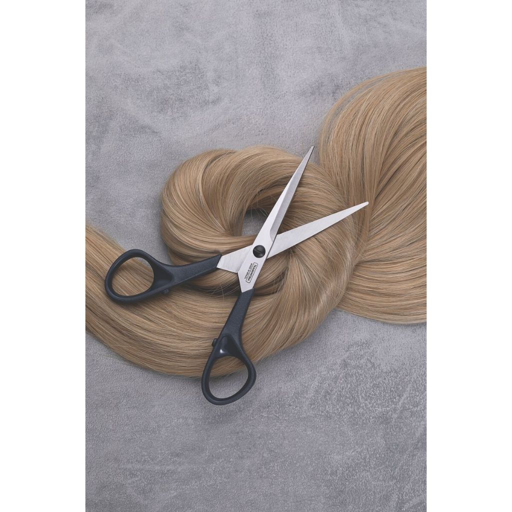 Tesoura Para Cabelo Tramontina Supercort Com Lâmina Aço Inox Cabo De Polipropileno Onix 6" — imagem 2 de 2