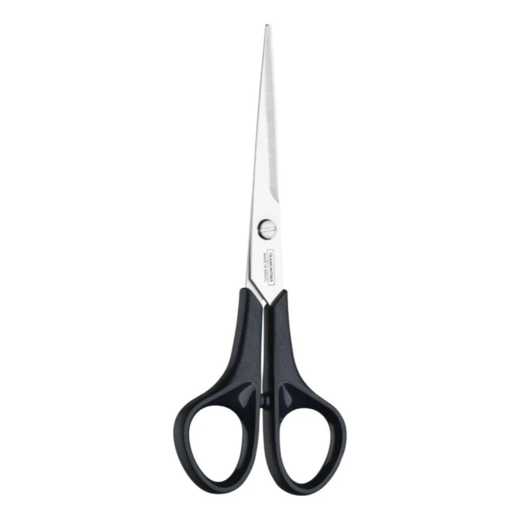Tesoura Para Cabelo Tramontina Supercort Com Lâmina Aço Inox Cabo De Polipropileno Onix 6"