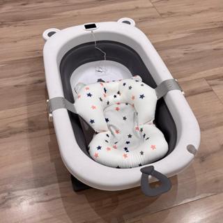 Banheira Dobrável Infantil com Termômetro Digital Portátil Segura e Prática para o Bebê Envio Imediato Entrega Rápida em Oferta na Shopee