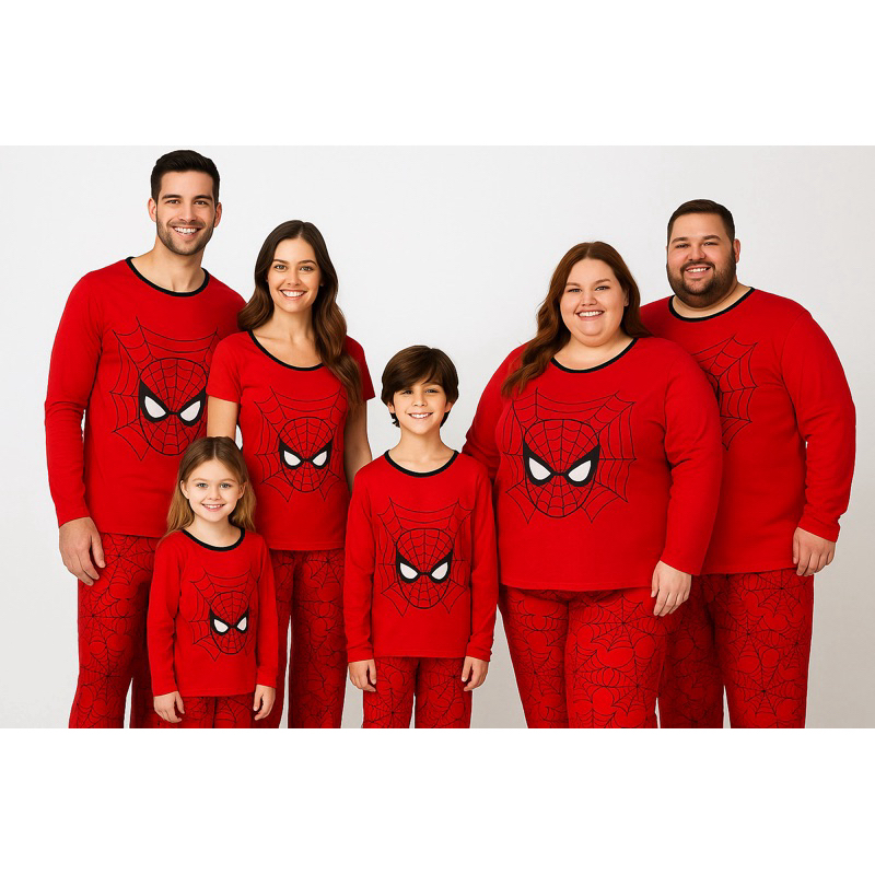 Pijama Unisssex Família Malha em Oferta na Shopee