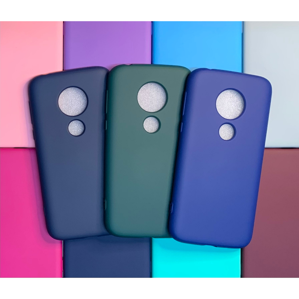 Capa Para Motorola Moto G7 Play Kit Capa + Pelicula 3D ou So 1 Capinha Aveludada em Oferta na Shopee