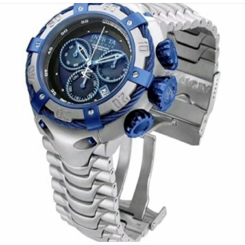 Relógio invicta thuntherbolt prata os top funcional a prova