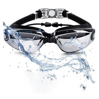 Óculos De Natação Profissional Com Protetor De Ouvido Piscina Praia Anti-Embaçamento em Oferta na Shopee