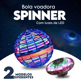 Spinner Bola Boomerang E Mini Drone Com Luz OVNI Brinquedo Voador Interativo Infantil em Oferta na Shopee