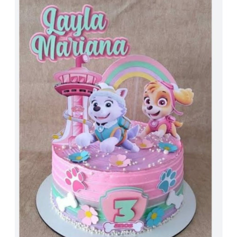 Bolo Patrulha Canina Rosa: Onde Comprar | BuscaProdutos