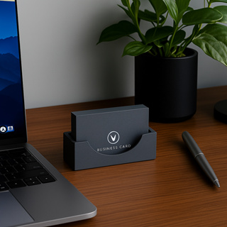Porta Cartão de Visita Elegante p/ Mesa, Escritório ou Atendimento em Oferta na Shopee