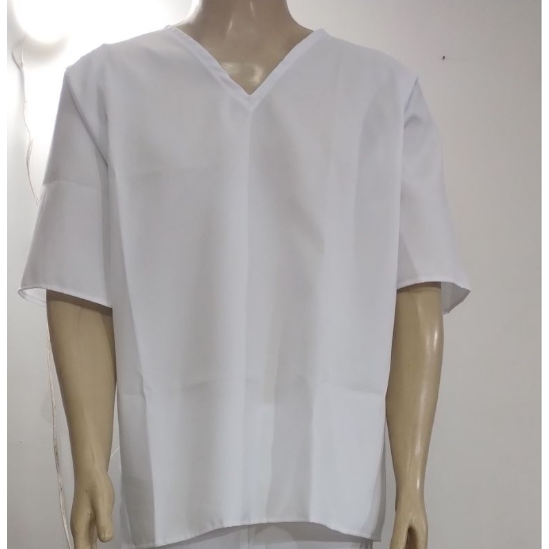 bata camisu ração branca masculino oxford