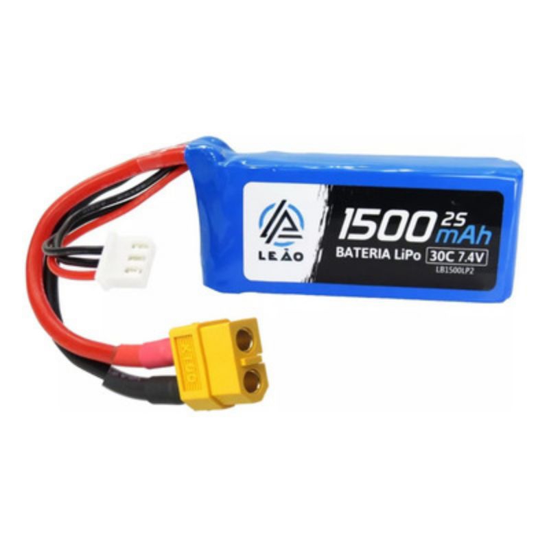 LEÃO LIPO 7.4V / 11.1V 1500MAH 30C XT60 / DEANS AEROMODELO AUTOMODELO WLTOYS CONTROLE REMOTO ARDUÍNO CARRO BARCO LANCHA