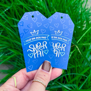 25 Tag Super Pai | Mensagem dia dos Pais | Feliz dia dos Pais | Tag Presente | Etiqueta | Papelaria Afetiva em Oferta na Shopee