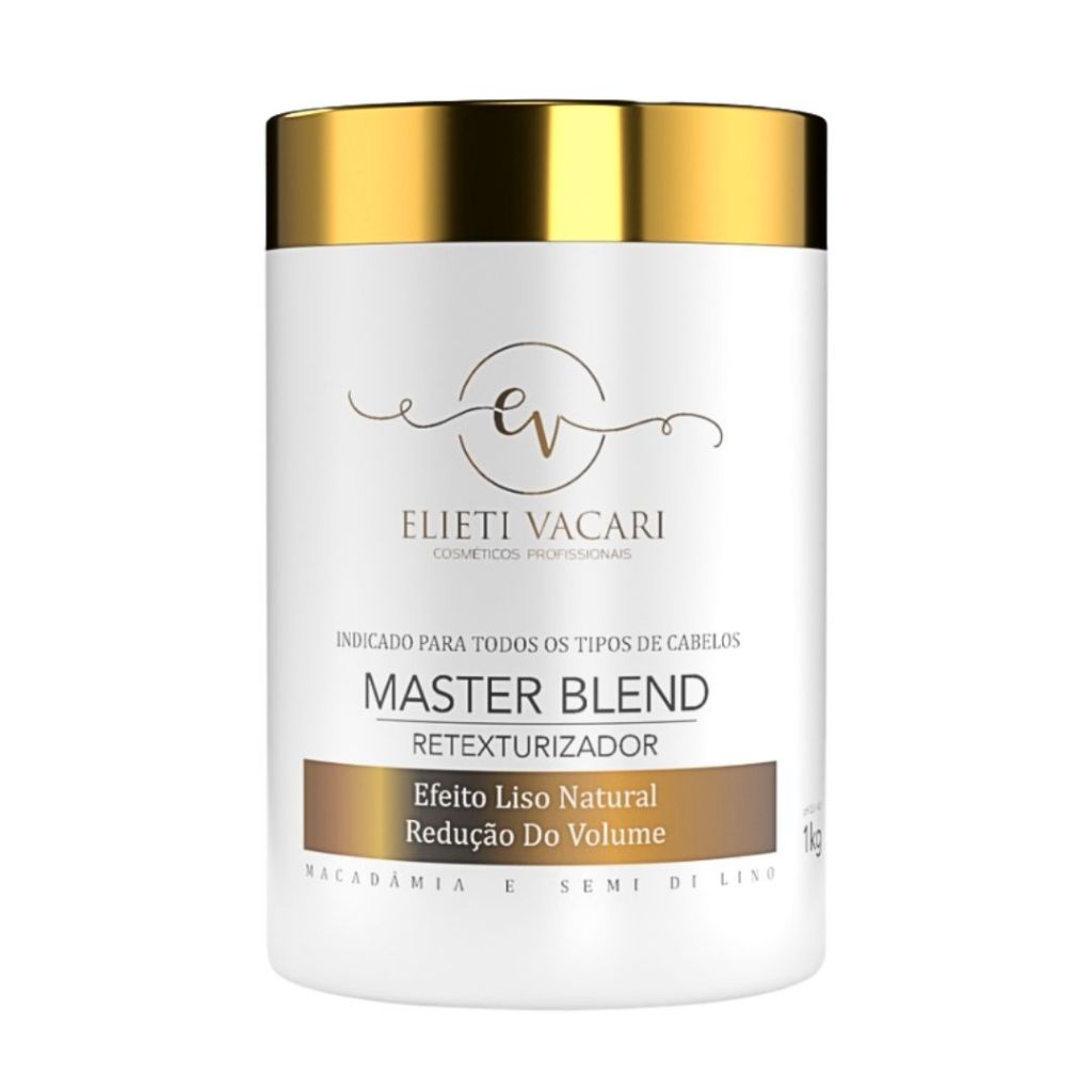 Master Blend Retexturizador Efeito Liso Natural  - Elieti Vacari em Oferta na Shopee