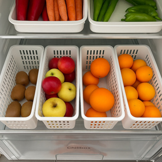 4x Pote Organizador De Geladeira Frutas Verduras Frescas Multiuso em Oferta na Shopee