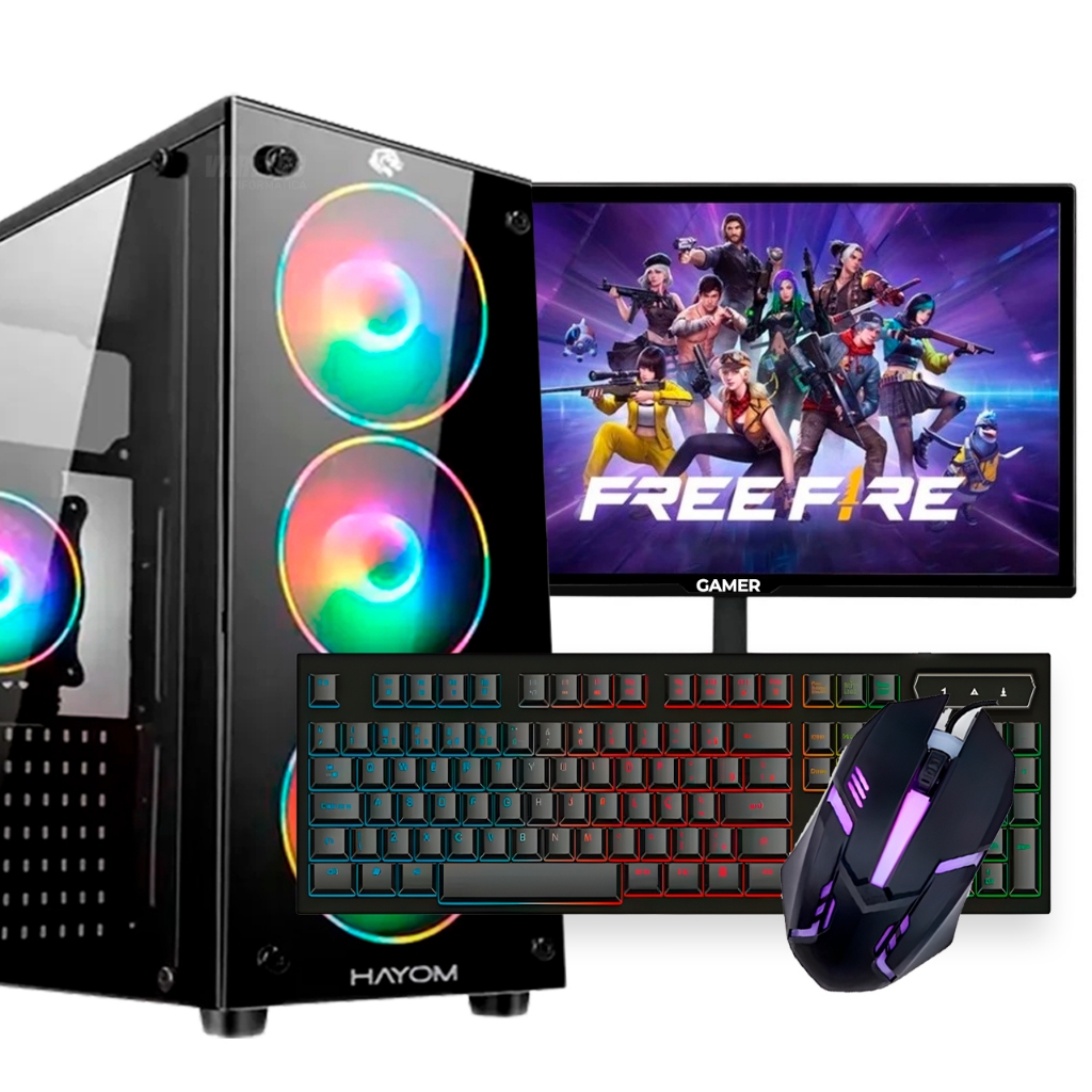 PC GAMER COMPLETO AMD RYZEN 3 16GB (RADEON VEGA 8), A320M, SSD 480GB, RX 550 4GB