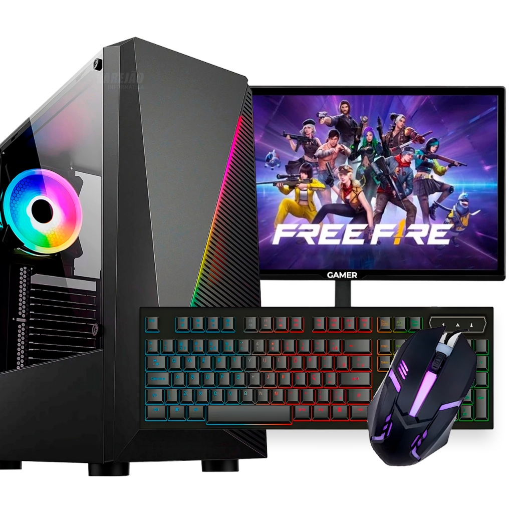 Cpu Gamer Barato I5 12gb Ssd 240gb + Wifi + GT 210 1Gb Nvidia