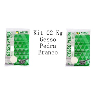 Kit 2 Gesso Pedra Branco Tipo 3 Para Odonto - Artesanato em Oferta na Shopee