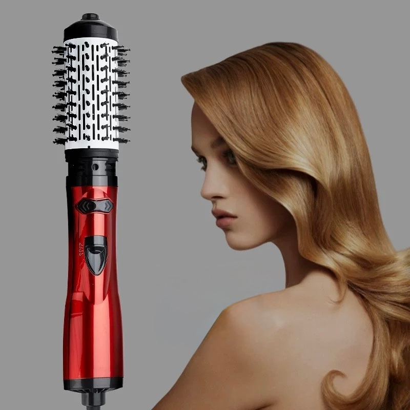 Escova Rotativa Elétrica Secador De Cabelo Profissional 2 em 1 110v