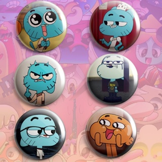 Bottons Broche Desenho Animação O Incrível Mundo de Gumball em Oferta na Shopee