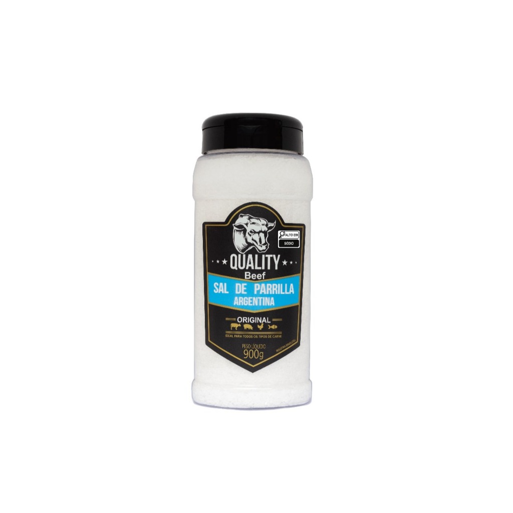 SAL DE PARRILLA ARGENTINA E TEMPERADOS 900GR QUALITY BEEF - ESCOLHA O SEU SABOR