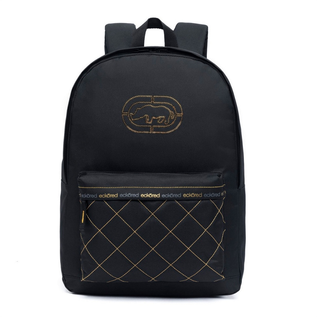 Mochila Ecko Preta Masculina Grande Escolar Notebook Casual