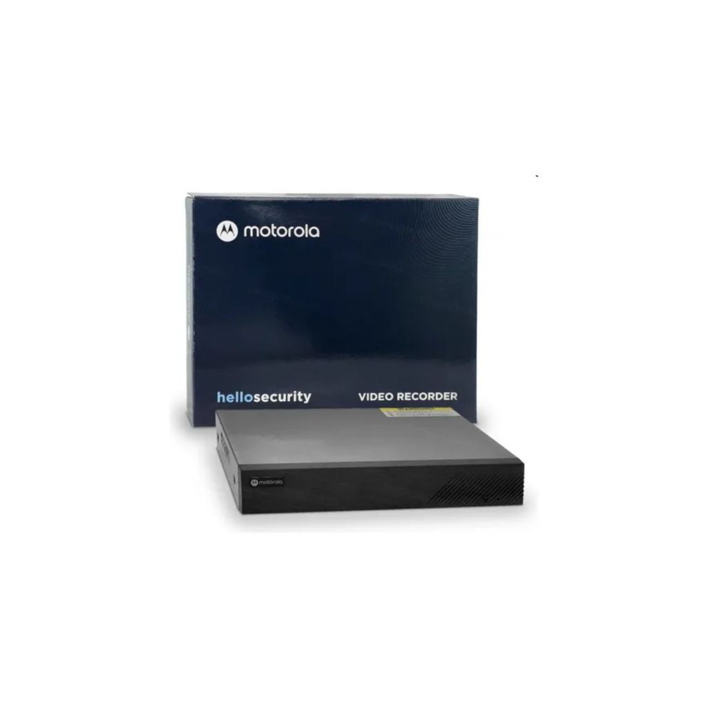 Espetacular DVR Gravador Híbrido 5x1 8 Canais Motorola, aceita qualquer Câmera, aplicativo próprio.