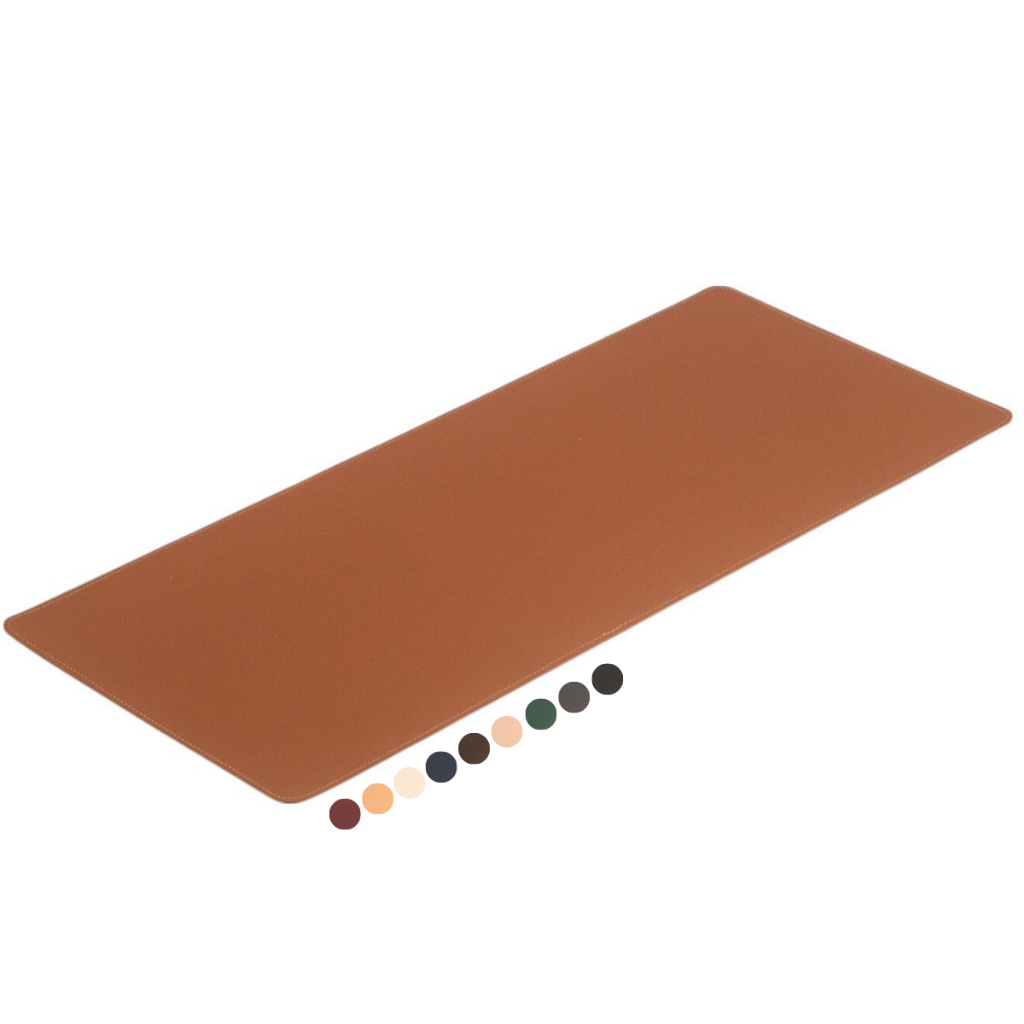 Mouse Pad Desk Pad Grande Escritório Ergonômico Mesa 90x40cm 70x30 Em Couro Ecológico Escritório