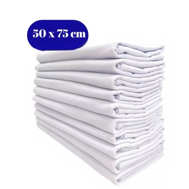kit 10 Pano De Prato SM 08 com bainha 50X75 Cm Santa Margarida Algodão Pinta e Borda