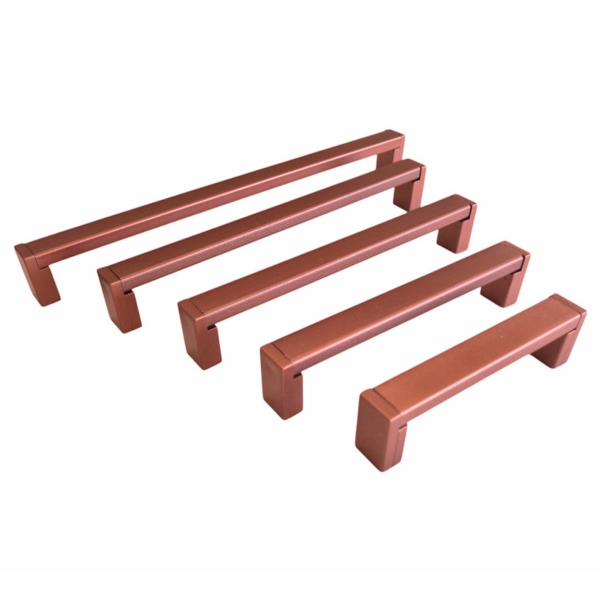 Puxador de gaveta Cobre, kit 4/5/6/7/8 peças, 96/128/160/192/224 mm, portas, gavetas, armários, móveis etc. em Oferta na Shopee