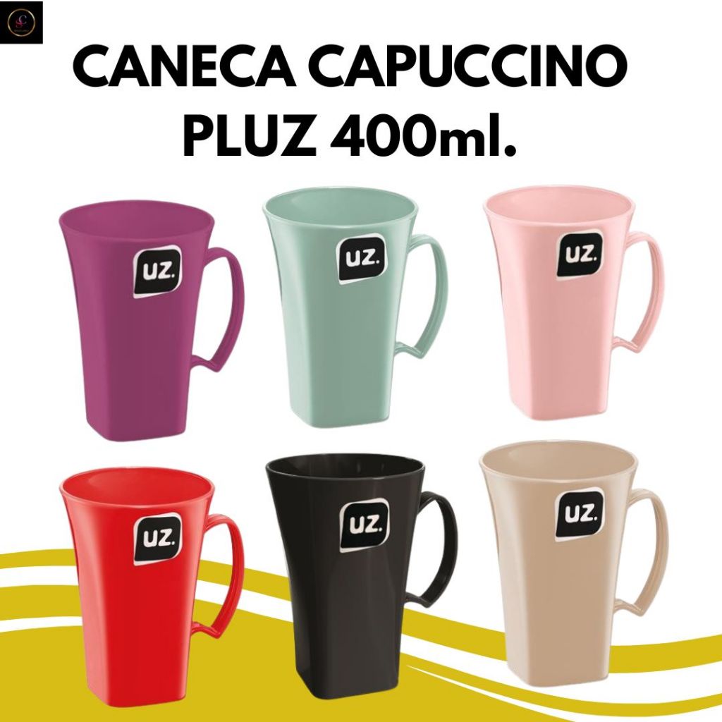 CANECA CAPUCCINO PLUS 400ml UZ. UTILIDADES