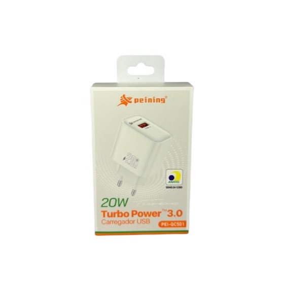 Original Fonte Carregador Turbo 3.0 20w Premium USB Seguro