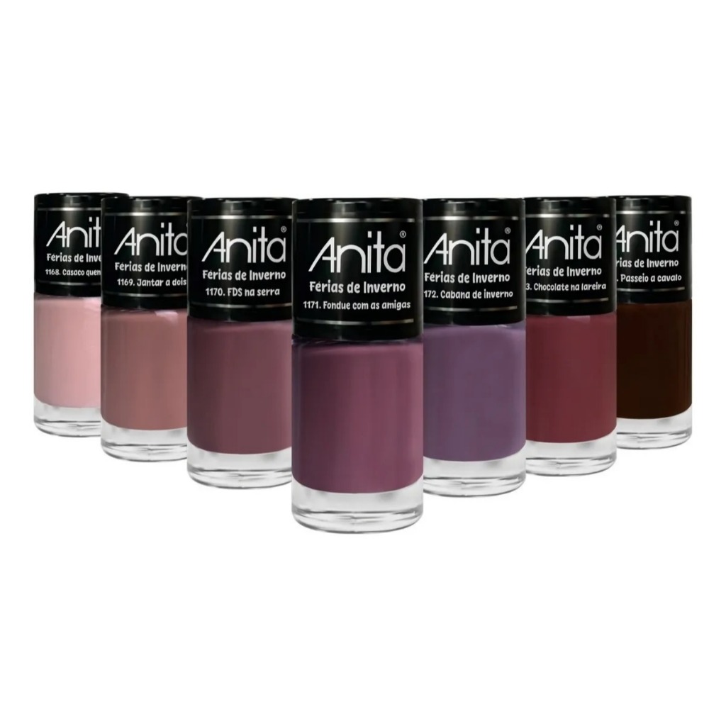 ANITA - Ferias de Inverno Kit 7 Esmaltes Nova Coleção em Oferta na Shopee