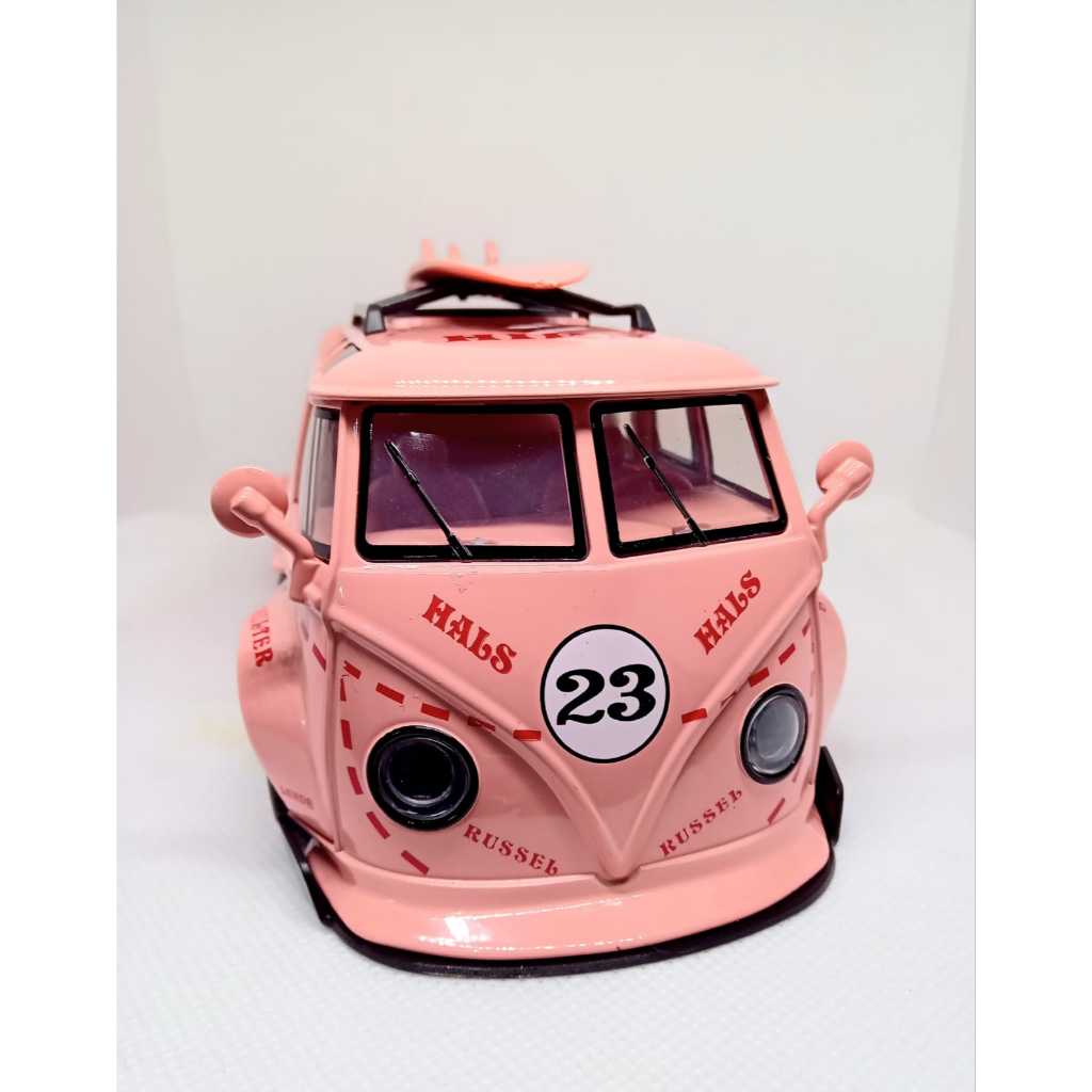 Miniatura Kombi Corujinha 1:24 metal Diecast colecionável