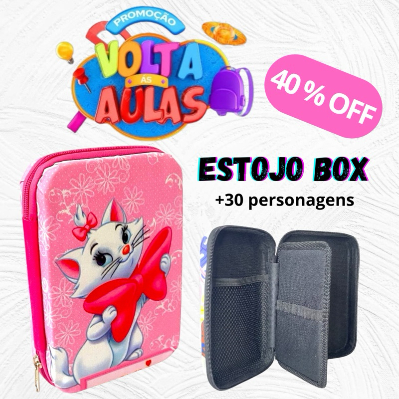 Estojo Escolar Gatinha Marie: Onde Comprar | BuscaProdutos