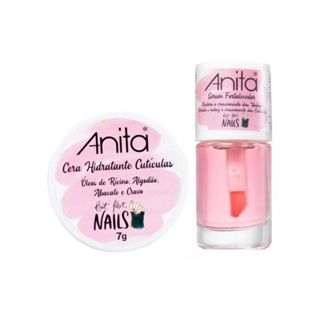 KIT 2 Anita Cera Hidratante de Cutículas + Sérum Fortalecedor para Unhas Impecáveis em Oferta na Shopee