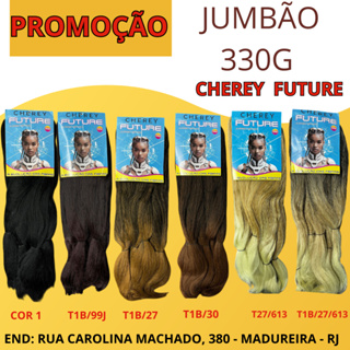Cabelo Jumbo Jumbão 330gramas para tranças Cherey Future em Oferta na Shopee
