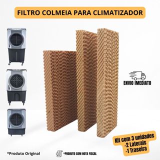 Filtro Kit placa evaporativa climatizador 45/70/100 litros em Oferta na Shopee